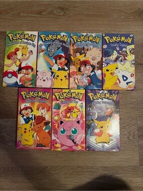 Pokémon VHS Box Set Style Collection - Bright Multi-Color